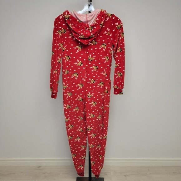 Weekend Edition Womens Reindeer The Softest Onesie  size xs - Picture 4 of 4